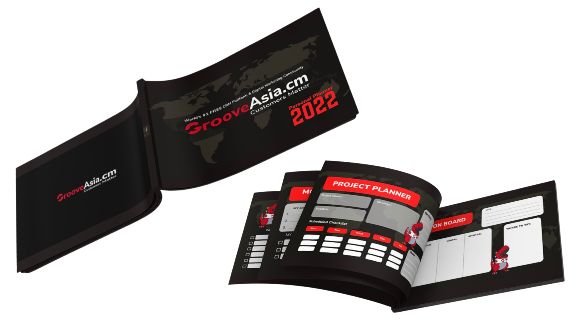 grooveasia free 2022 personal planner gift